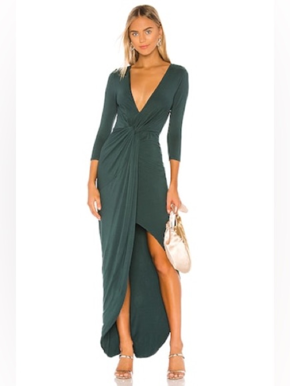 Lovers + Friends Sundance Maxi Dress in Everglade Green